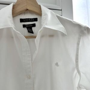 Lauren, Ralph Lauren White Shirt.